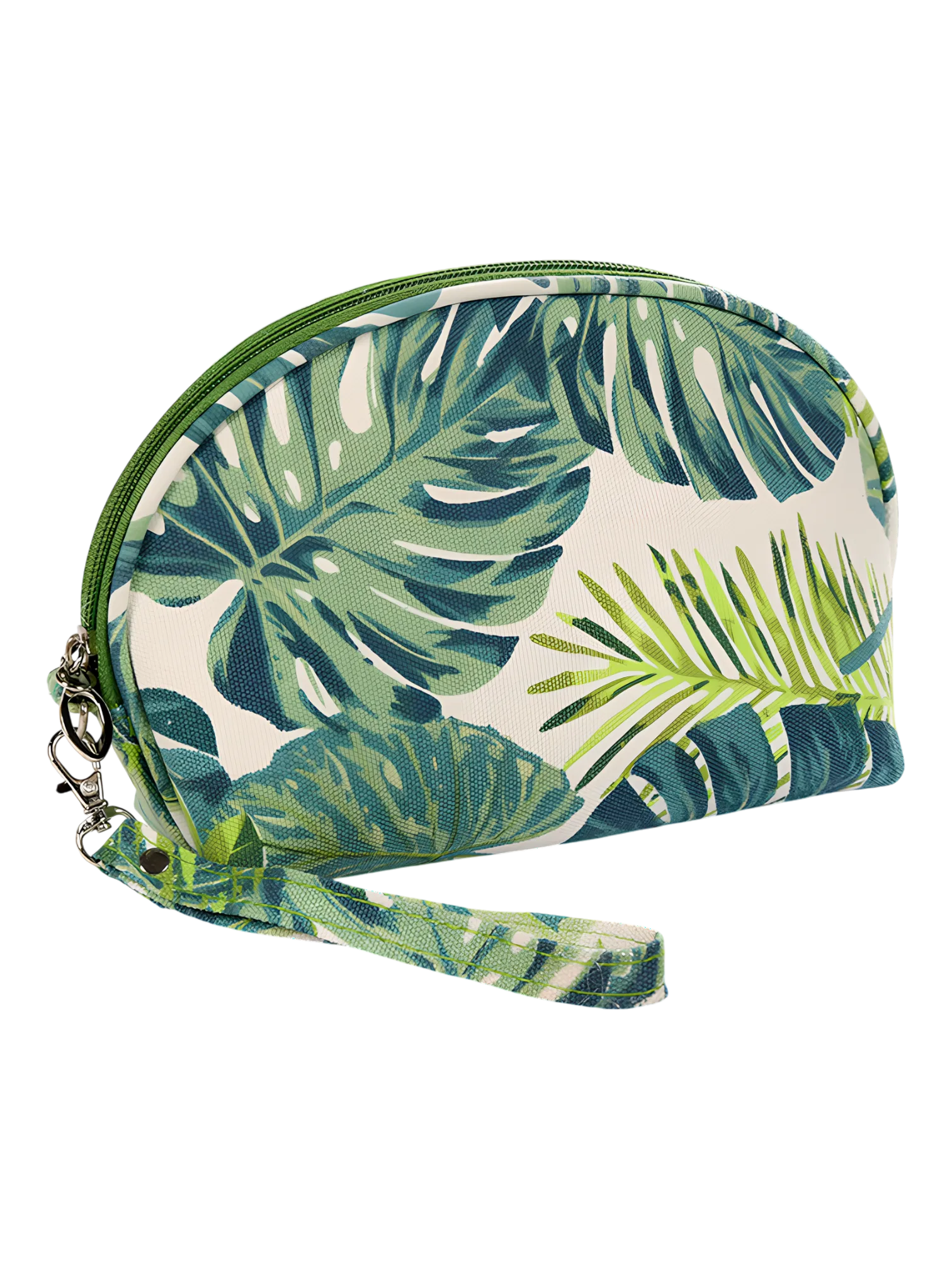 Trousses tropicales motif feuillages verts nature modèle pouch 1