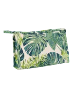 Trousses tropicales motif feuillages verts nature modèle valentine