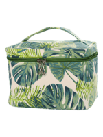 Trousses tropicales motif feuillages verts nature modèle vanity square