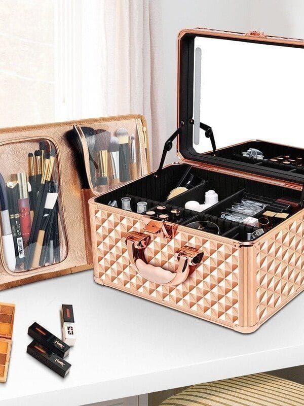 Mallette maquillage vanity avoir miroir éclairant