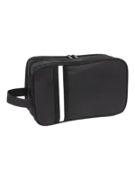 Grande trousse de toilette organisée avec multiples compartiments unisexe modèle noir