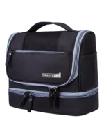 Práctico neceser con varios compartimentos para colgar en varios colores, modelo negro Práctico neceser con varios compartimentos para colgar en varios colores, modelo negro