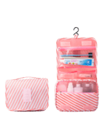 Easy-to-hang foldable pink toilet bags for girls Candy model Easy-to-hang foldable pink toilet bags for girls Candy model
