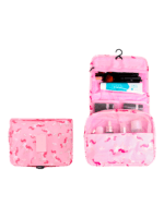 Bolsas de aseo plegables y fáciles de colgar para niñas, con diseño de unicornio Bolsas de aseo plegables y fáciles de colgar para niñas, con diseño de unicornio