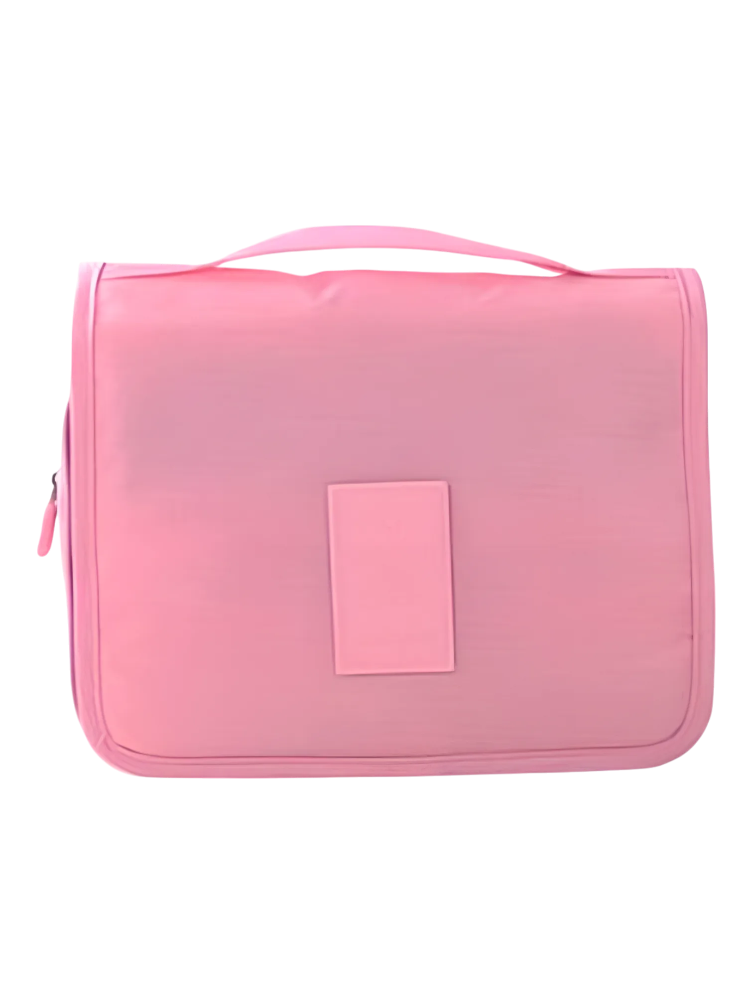 Faltbare und einfach aufzuhängende Hygienebeutel für Mädchen, Modell rosa, einfarbig und schlicht