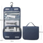 Grande trousse de toilette à suspendre bleu navy