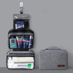 Grande trousse de toilette voyage Gris