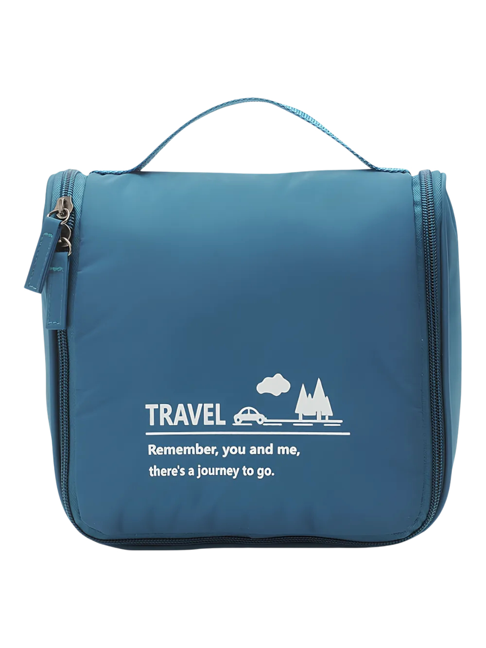 Minimalist travel toiletry bag, with hanging hook, compartments, men's or women's colors blue Minimalist travel toiletry bag, with hanging hook, compartments, men's or women's colors blue