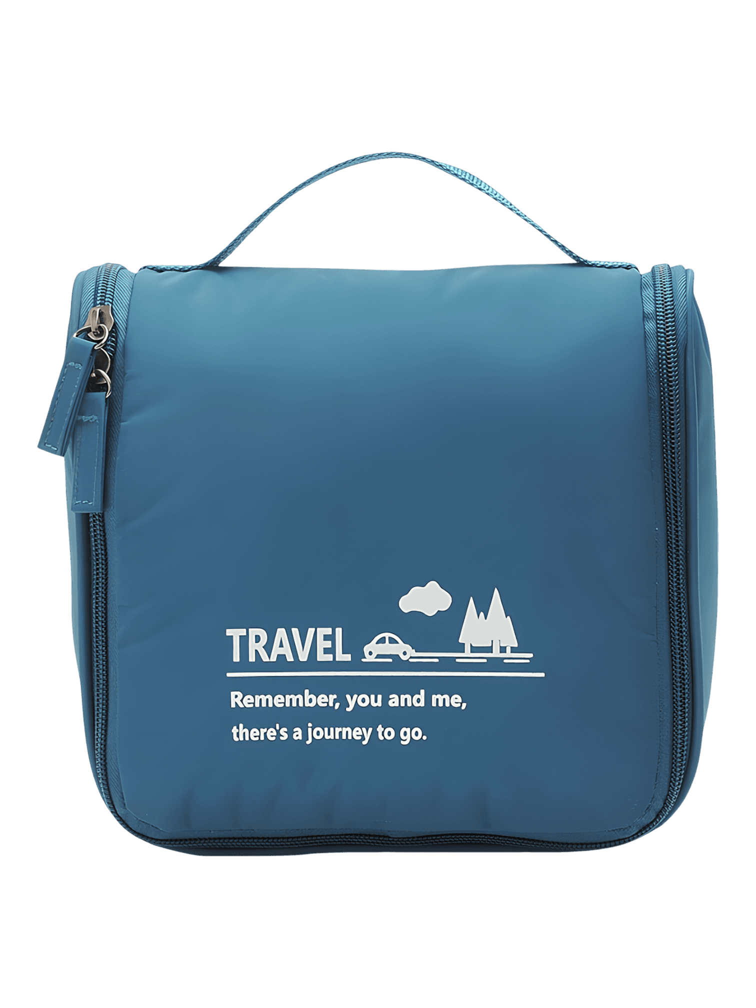 Trousse De Toilette Voyage Pliable Avec Miroir - Grande Capacité, Imperméable, Crochet Suspendu - Homme/Femme, Noir