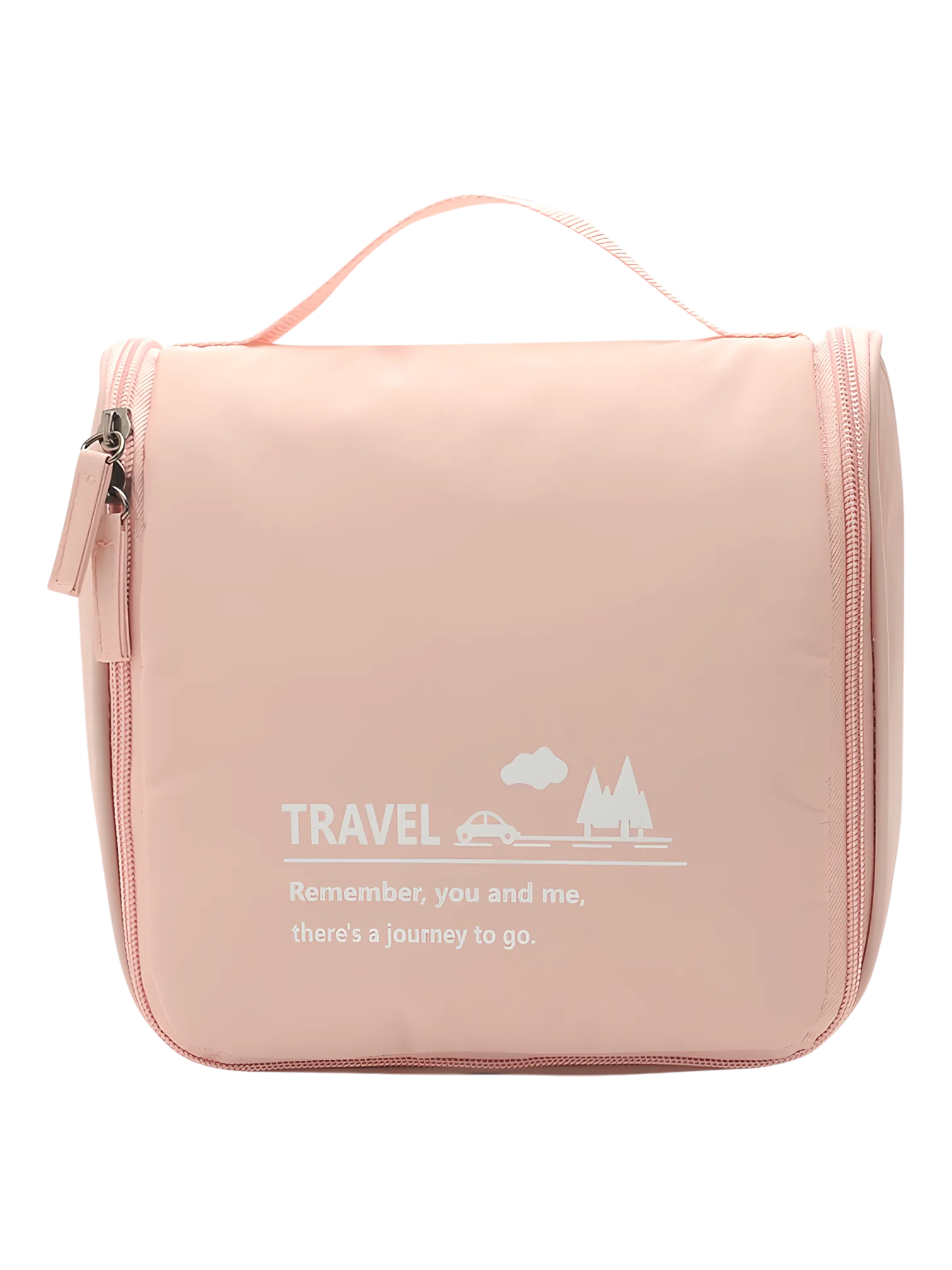 Petite trousse de toilette voyage minimaliste, avec crochet à suspendre, compartiments, coloris homme ou femmes rose