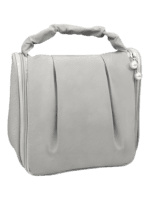 Astuccio da viaggio multifunzione per cosmetici, make-up e articoli da toilette, da appendere e con scomparti, modello grigio Astuccio da viaggio multifunzione per cosmetici, make-up e articoli da toilette, da appendere e con scomparti, modello grigio