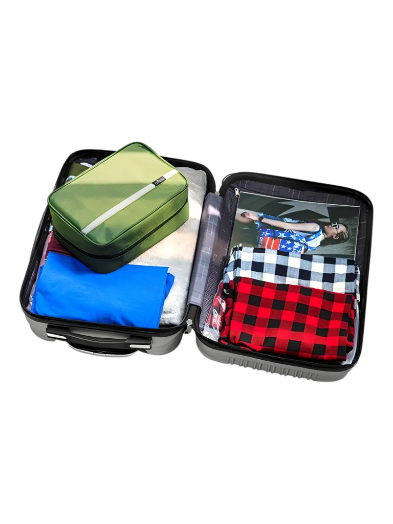 Trousse de toilette à crochet, camping, trekking, voyage, à suspendre en toile parachute avec compartiments, grand modèle rangement facile