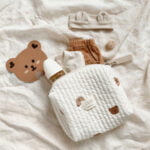 Petite trousse bebe crochet simple rangement bebe photo modele tete ourson lit