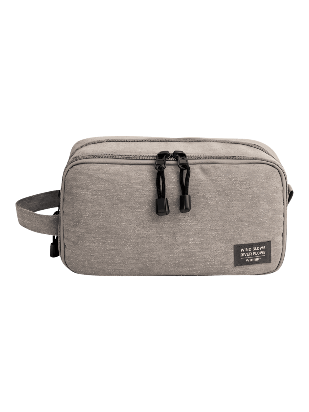 Herren Kulturtasche mit Fächern und Innentaschen, einfarbig, Modell grau Herren Kulturtasche mit Fächern und Innentaschen, einfarbig, Modell grau