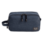 Trousse de toilette homme en toile bleu navy