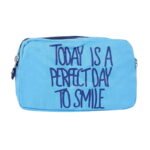 Trousse femme positive couleur bleu