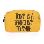 Trousse femme positive couleur jaune