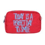 Trousse femme positive couleur rouge