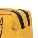 Trousse femme positive jaune zoom fermeture zip