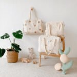 Differents modeles tote bag langer bebe