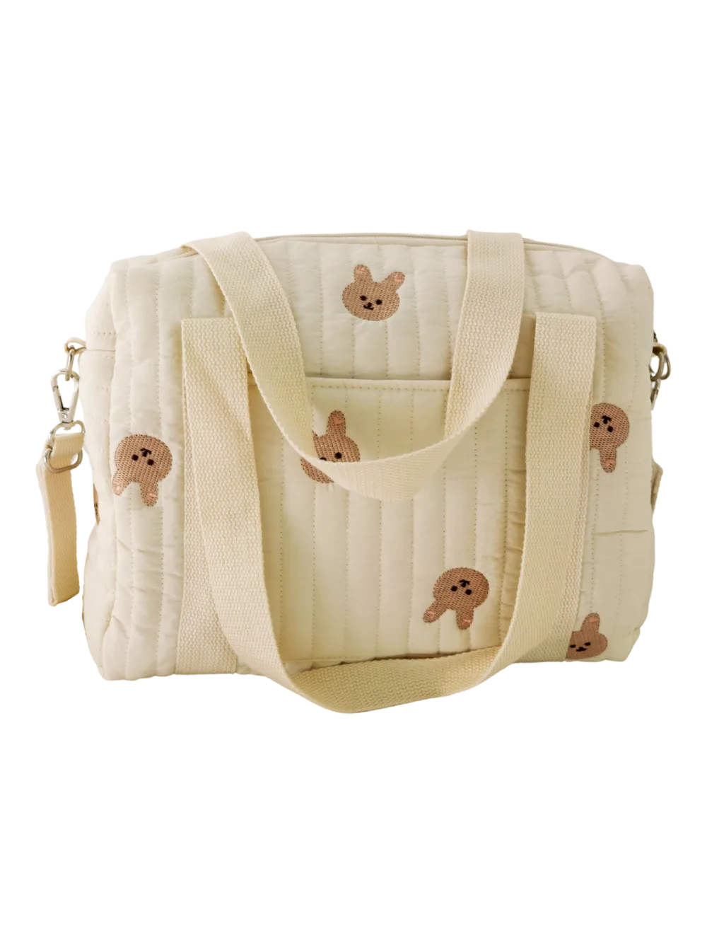 Sac à langer bébé brodé avec attache poussette