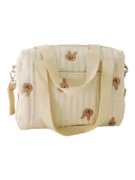 Sac à langer bébé brodé avec attache poussette Sac à langer bébé brodé avec attache poussette