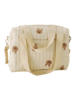 Sac à langer bébé brodé avec attache poussette Sac à langer bébé brodé avec attache poussette