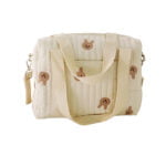 Sac a langer maman poussette broderie lapin