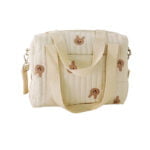 Sac a langer maman poussette broderie lapin