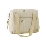 Sac a langer maman poussette broderie olive