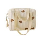 Sac a langer maman poussette broderie ourson Sac a langer maman poussette broderie ourson