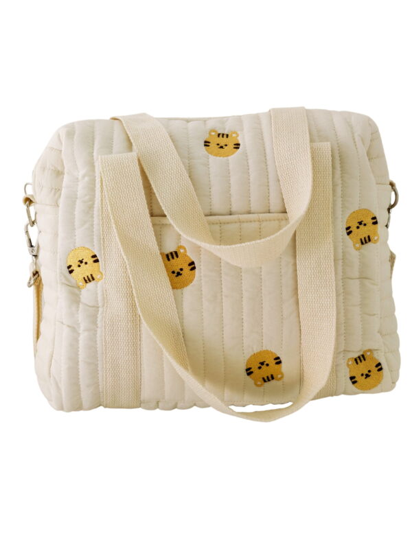 Sac a langer maman poussette broderie tigre