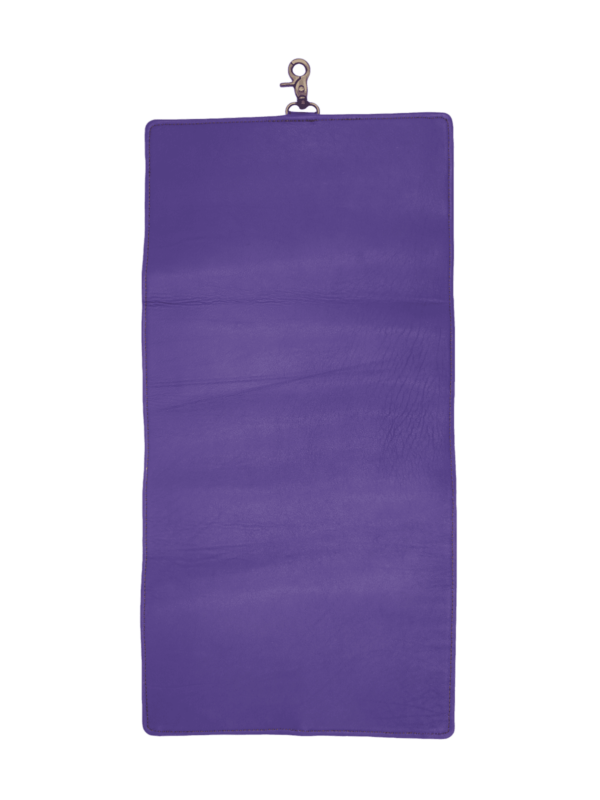 Trousse de toilette femme cuir à suspendre vue arrière