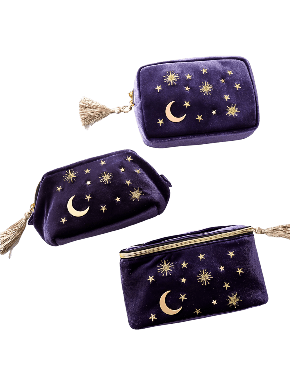 Estuches de terciopelo para la noche estrellada Estuches de terciopelo para la noche estrellada