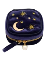 Mini estojo de apresentação em veludo Starry night