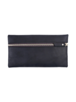 Petite pochette pour maquillage en cuir noir cosmetique femme elegante taille pratique avec zip fermee 1.png