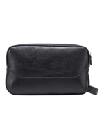 Trousse de toilette en cuir double compartiment pochettes interieures tannage vegetal noir pour hommes femmes 1.png Trousse de toilette en cuir double compartiment pochettes interieures tannage vegetal noir pour hommes femmes 1.png