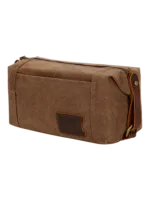 Trousse de toilette homme tissu empiecement cuir avec compartiments style brut compacte chic coloris marron robuste et durable 1.png Trousse de toilette homme tissu empiecement cuir avec compartiments style brut compacte chic coloris marron robuste et durable 1.png