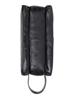 Trousse de toilette triple compartiment en cuir noir et rouge avec pochettes et elastiques pour lavage et organisateur 1.png Trousse de toilette triple compartiment en cuir noir et rouge avec pochettes et elastiques pour lavage et organisateur 1.png