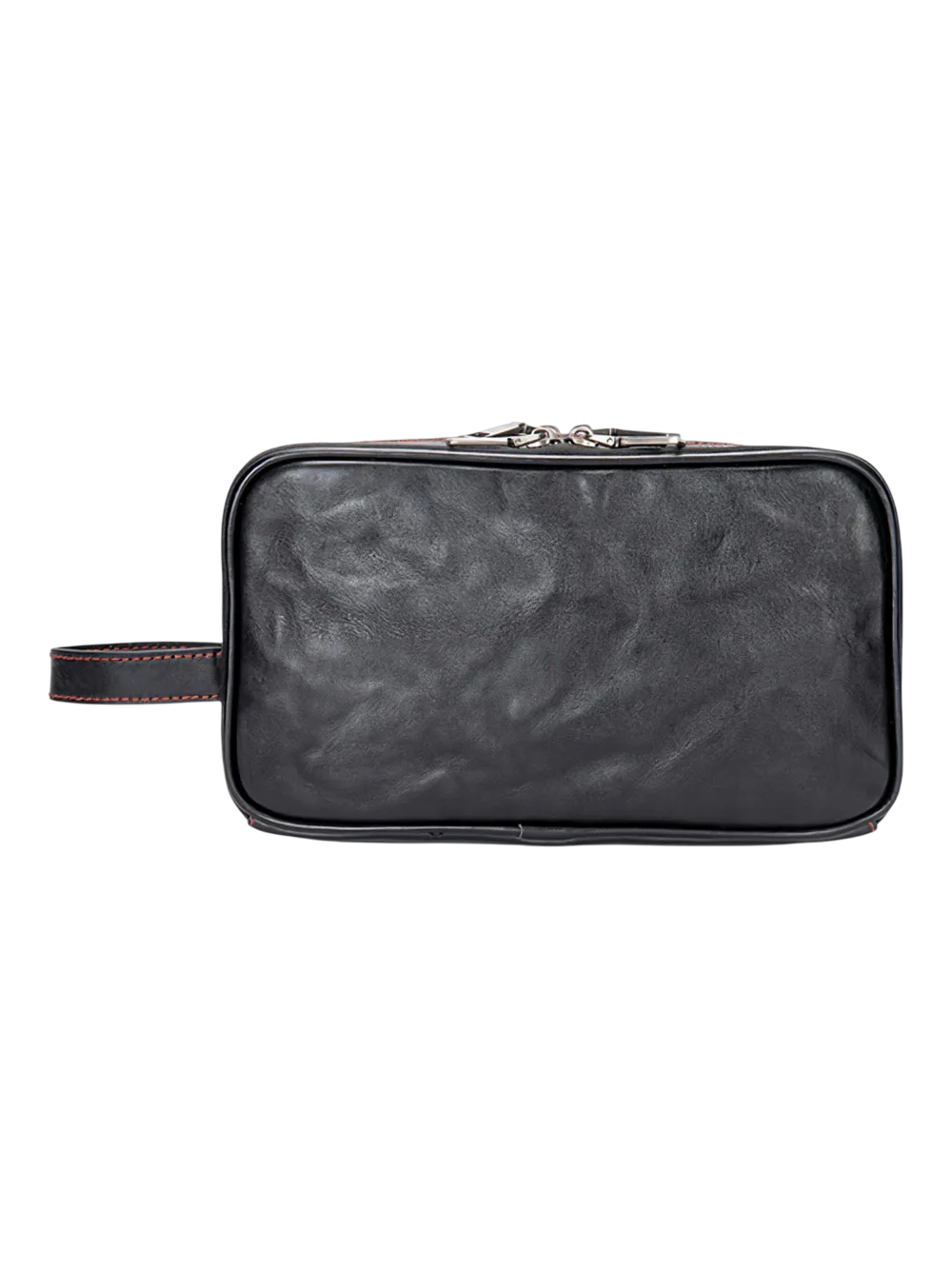 Trousse de toilette triple compartiment en cuir noir et rouge avec pochettes et elastiques pour soins personnels uniques 1.png Trousse de toilette triple compartiment en cuir noir et rouge avec pochettes et elastiques pour soins personnels uniques 1.png