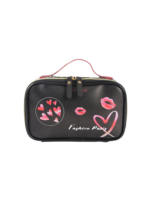 Trousse vanity cosmetique maquillage femme avec compartiment pinceaux design fashion noir accents roses hip hop elegant 1.png Trousse vanity cosmetique maquillage femme avec compartiment pinceaux design fashion noir accents roses hip hop elegant 1.png