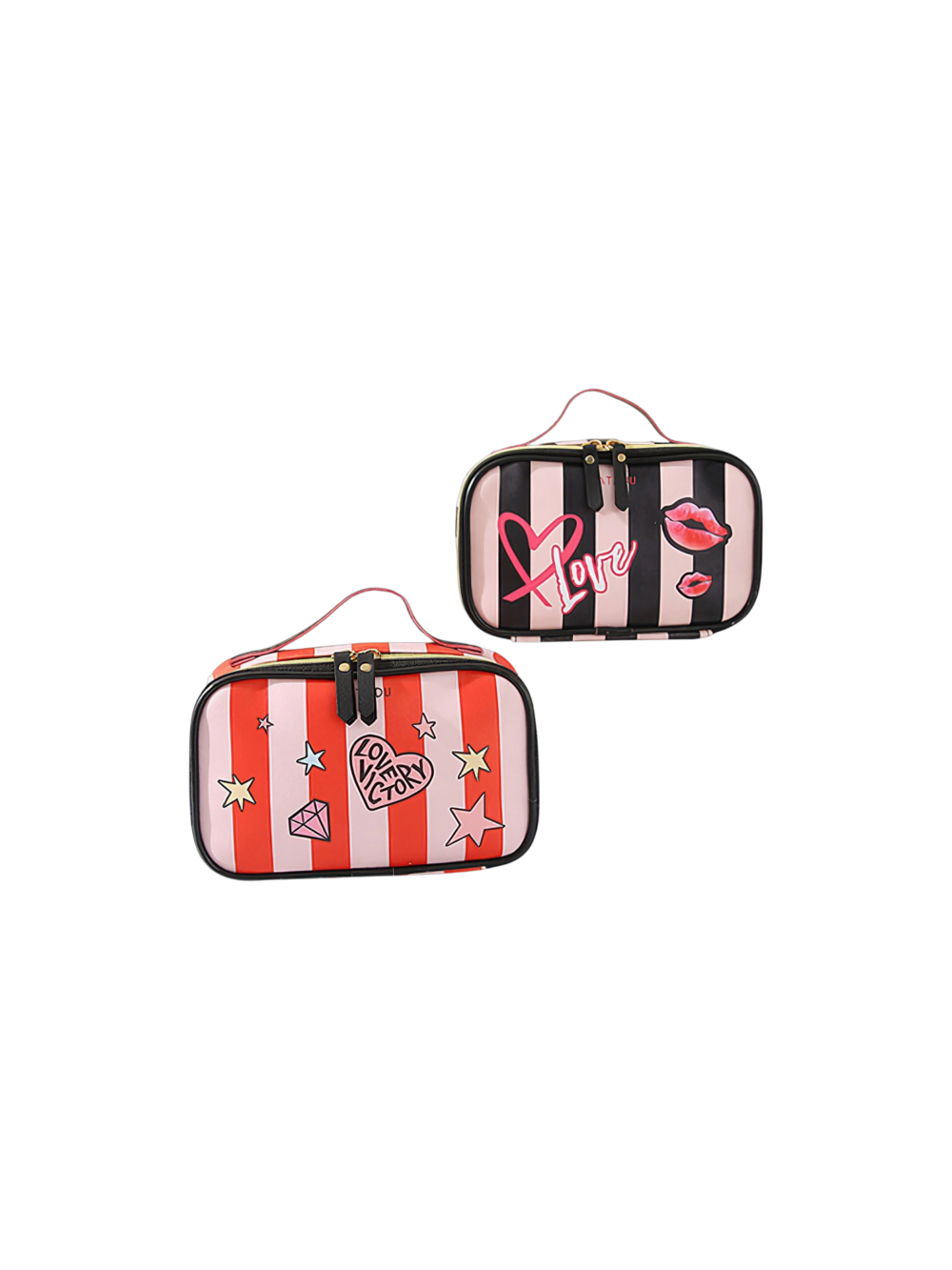 Trousse vanity cosmetique maquillage femme avec compartiment pinceaux rouge et noir motif lips etoiles 1.png Trousse vanity cosmetique maquillage femme avec compartiment pinceaux rouge et noir motif lips etoiles 1.png