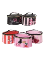Vanity femme cosmetique maquillage simple fashion rose purses with handle and various patterns in pink and black 1.png Vanity femme cosmetique maquillage simple fashion rose purses with handle and various patterns in pink and black 1.png