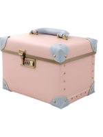 Mallette de maquillage rose avec poignée et verrouillage pour coiffeuse portable avec miroir decoration elegante Mallette de maquillage rose avec poignée et verrouillage pour coiffeuse portable avec miroir decoration elegante
