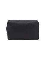 Petite trousse maquillage toilette femme imitation cuir noir mat compacte pratique pour voyages et rangement Petite trousse maquillage toilette femme imitation cuir noir mat compacte pratique pour voyages et rangement