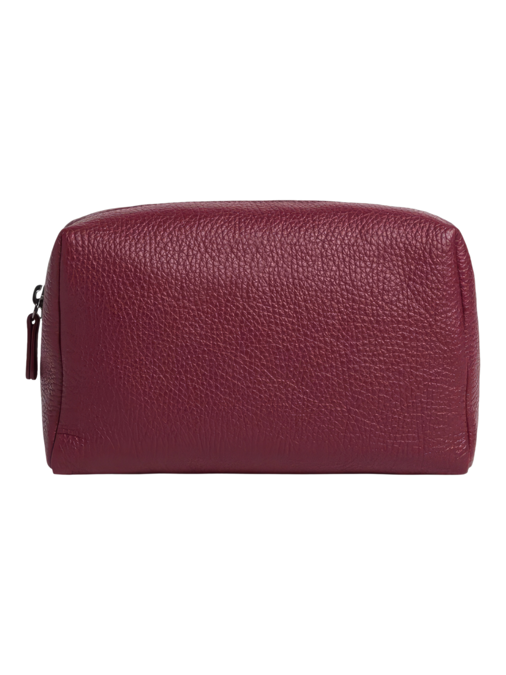 Petite trousse maquillage toilette femme imitation cuir rouge texturé zippée pour femme en voyage à emporter Petite trousse maquillage toilette femme imitation cuir rouge texturé zippée pour femme en voyage à emporter