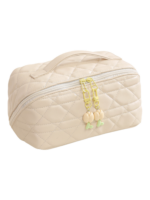 Trousse de toilette maquillage beige plusieurs compartiments pochettes pour accessoires maquillage et cosmétiques Trousse de toilette maquillage beige plusieurs compartiments pochettes pour accessoires maquillage et cosmétiques