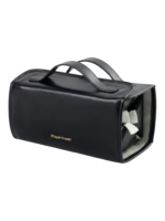 Trousse maquillage pliable et transparente pratique avec plusieurs compartiments détachables à clipser déclipser noire pour voyage Trousse maquillage pliable et transparente pratique avec plusieurs compartiments détachables à clipser déclipser noire pour voyage