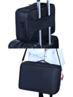 Mallette de maquillage professionnelle de transport compatible valise pour voyage et deplacement variation noir fixation valise Mallette de maquillage professionnelle de transport compatible valise pour voyage et deplacement variation noir fixation valise