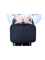 Mallette de maquillage professionnelle de transport pour deplacement quotidien variation mini noir fermee Mallette de maquillage professionnelle de transport pour deplacement quotidien variation mini noir fermee